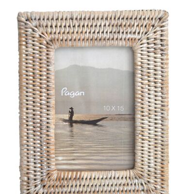 Photo frame Zoom small Limed white