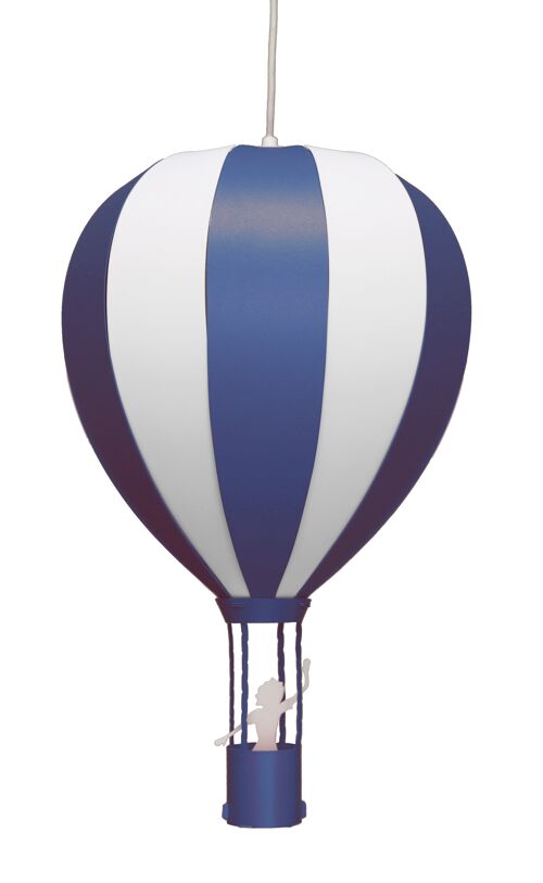 Lampe suspension enfant MONTGOLFIERE BLEUE