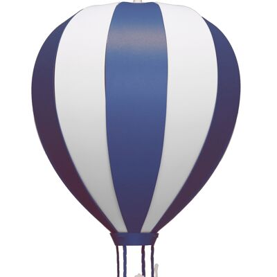 Lampe suspension enfant montgolfiere bleue