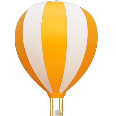 Lampe suspension enfant montgolfiere mangue