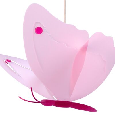 PINK BUTTERFLY CHILDREN'S HANGING LAMP