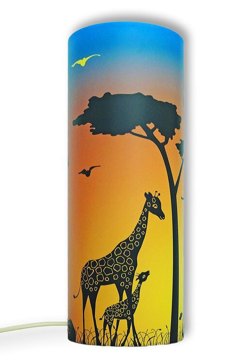 Lampe a poser veilleuse enfant savane