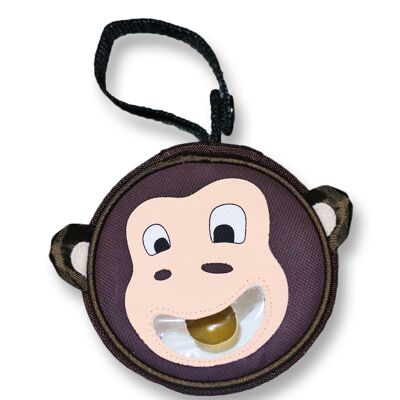 PACIFIER BOX - LA TETE A TOTOTTE BROWN MONKEY