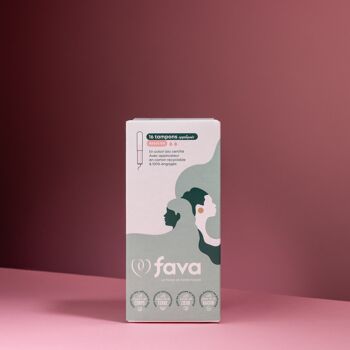 Tampons applicateurs en COTON BIO Régulier 2