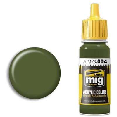Ammo MIG Paint: MIG0004 – Reseda Green opt. B
