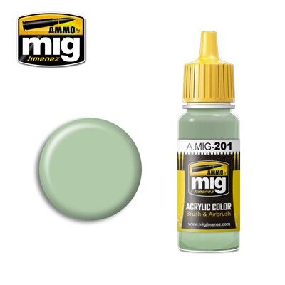 Ammo MIG Paint: MIG201 – FS 34424 Light Gray Green