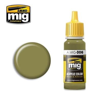 Ammo MIG Paint: MIG006 – RAL 7008 Graugrun OPT.2