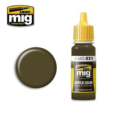 Ammo MIG Paint: MIG031 – Spanish Green-Khaki
