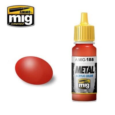 Ammo MIG Paint: MIG0188 – Metallic Red