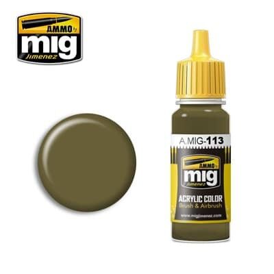 Ammo MIG Paint: MIG0113 – Khaki Green No3 (British 1939-42)