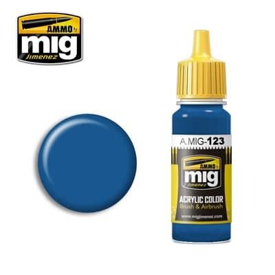 Ammo MIG Paint: MIG0123 – Marine Blue