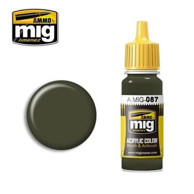 Ammo MIG Paint: MIG0087 – Gelboliv (RAL 6014)