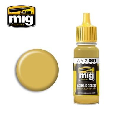 Ammo MIG Paint: MIG0061 – Warm Sand-Yellow