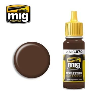Ammo MIG Paint: MIG0070 – Medium Brown Dark Earth
