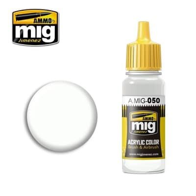 Ammo MIG Paint: MIG0050 – Matt White