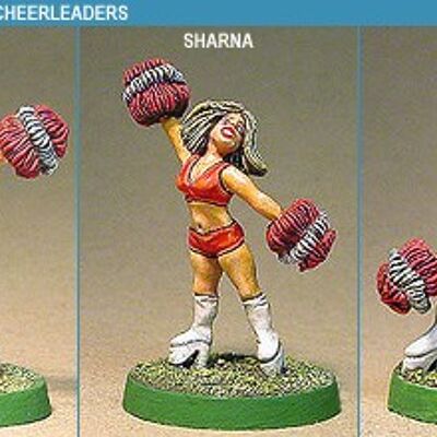 Shadowforge Human Cheerleaders Lot A x 3