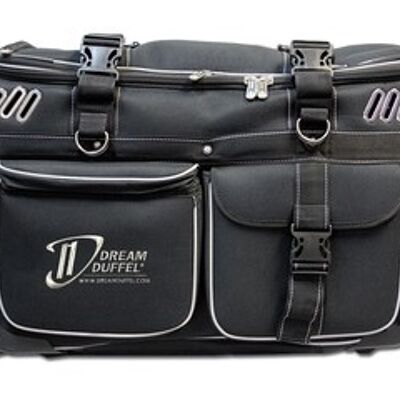 Sac noir Dream Duffel® – ÉDITION MOYENNE ARGENTÉE