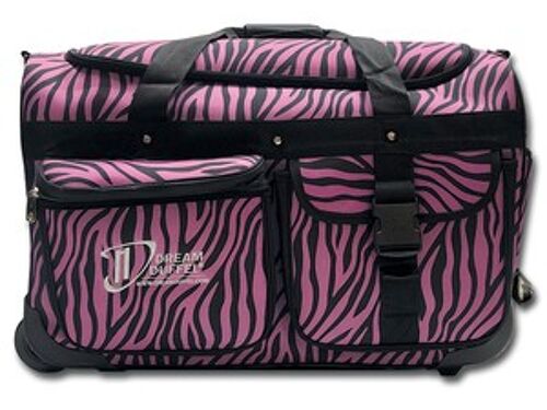 Limited Edition Dream Duffel® – Pink Zebra – Small