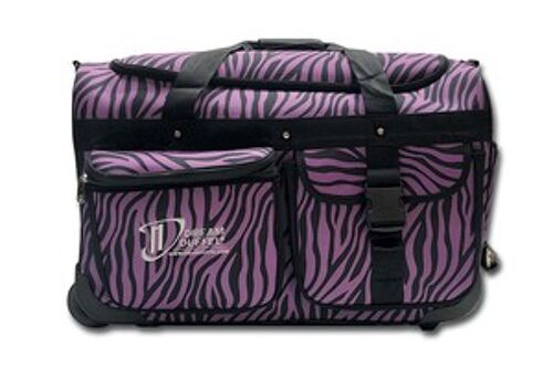Limited Edition Dream Duffel® – Purple Zebra – Medium