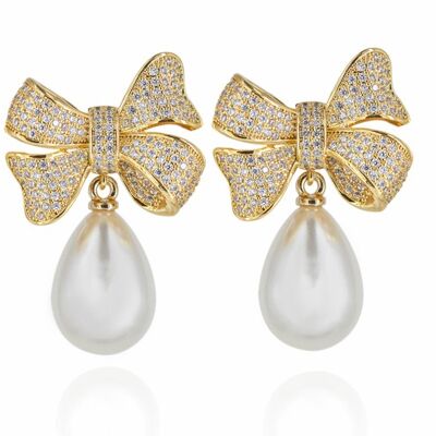 Stella gold earrings