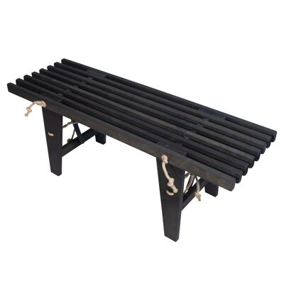 ECOBENCH 120 Alder black oiled