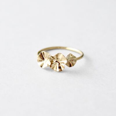 Éclat du jour Collection - Ring - Dreifaches Blütenblatt