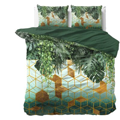 DBO DREAMHOUSE Botanical Dreams Forest Skeptic Green 200X200/220 + 2 x pillowcases 60x70