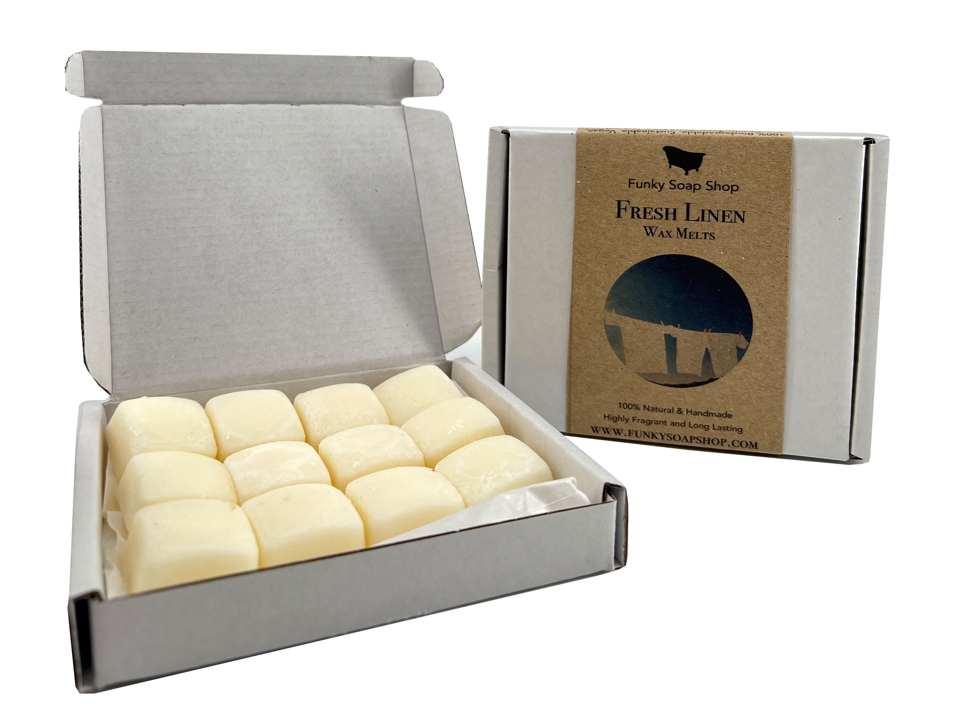 fresh linen wax melts – Agua Viva Craft Studio