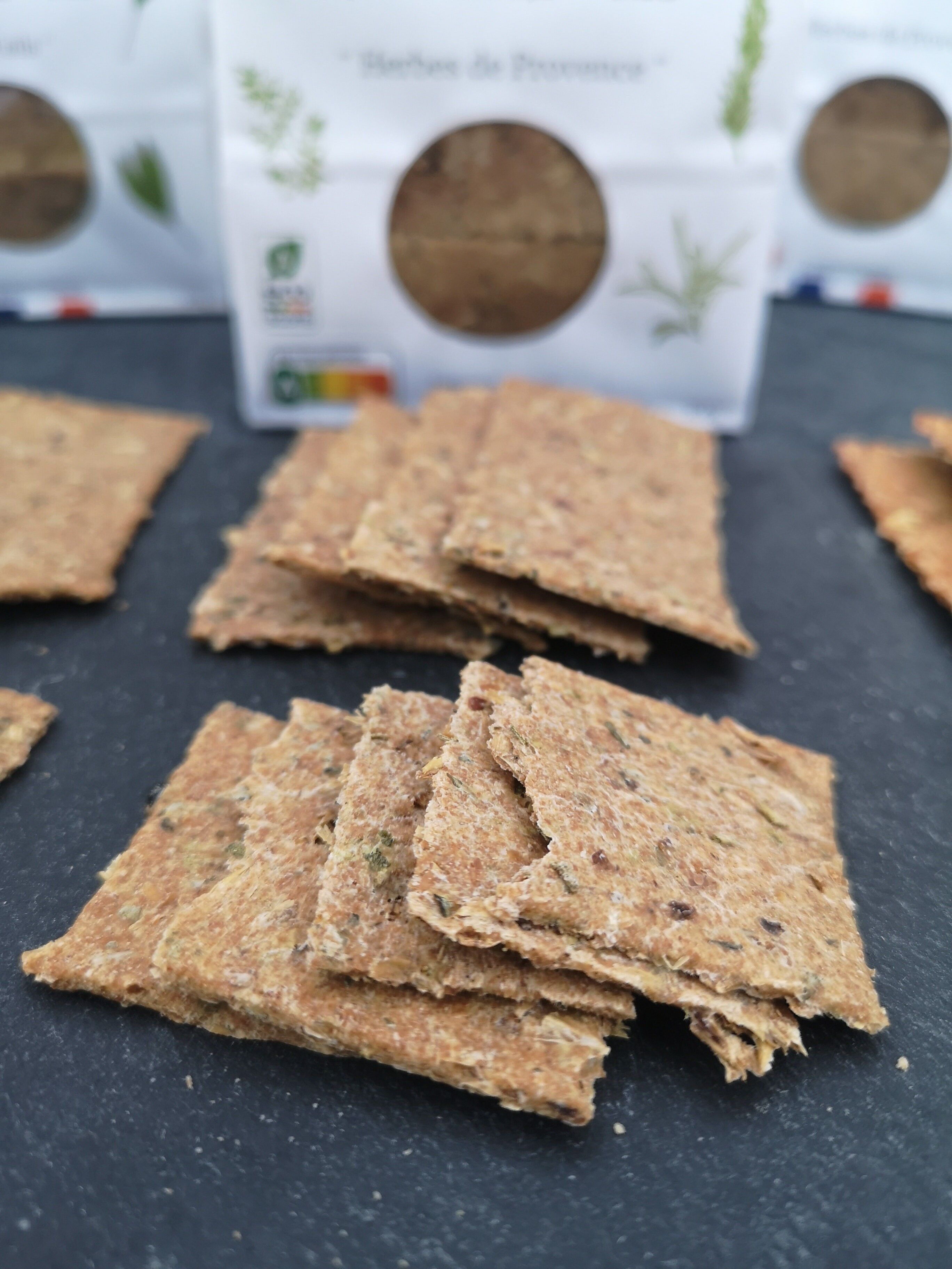 Crackers aperitivo "Herbes de Provence" con grani spesi [100g]