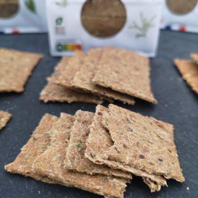 "Herbes de Provence" aperitif crackers with spent grains [100g]