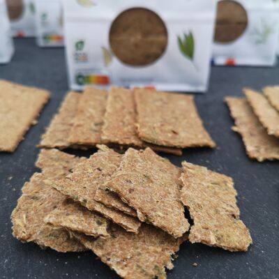 "Duo d'Ails" aperitif crackers with spent grains [100g]