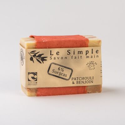 Savon Patchouli Benjoin au lait de Brebis