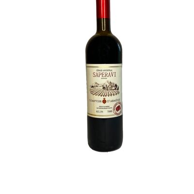 Dry red wine - Sapéravi grape variety