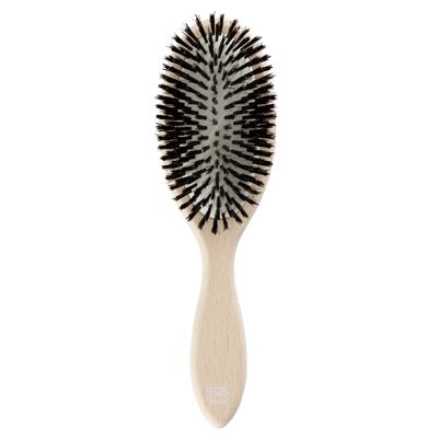 Brosse démélante et lissante 100% sanglier fabriquée en France