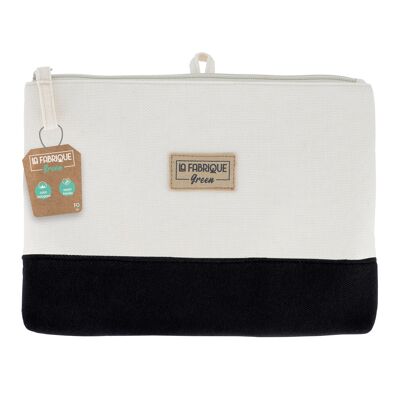 Trapeze pencil case in organic cotton