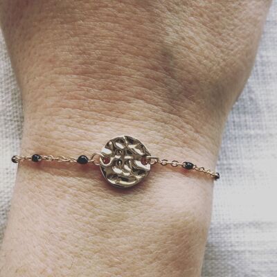 Bracciale Daisy in ottone dorato