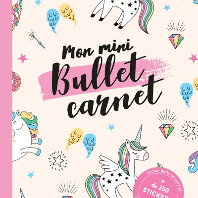 Mon mini-bullet carnet licornes