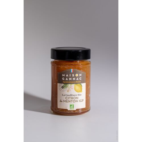 Confiture Bio de Citron de Menton  210gr