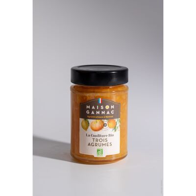 Organic Three Citrus Jam 210gr