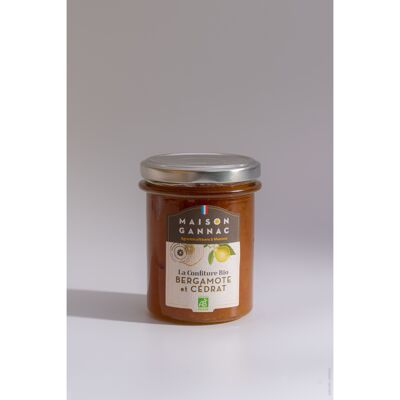 Confiture Bio de Bergamote et Cédrat 210gr