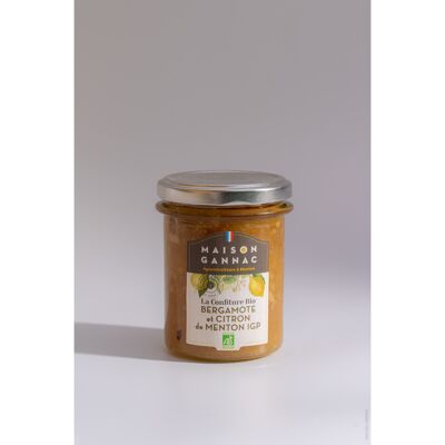 Bio-Marmelade aus Bergamotte und Menton-Zitrone 210gr