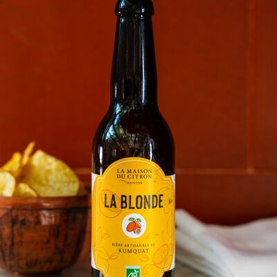 Birra Bionda al Kumquat Biologico - 33 cl