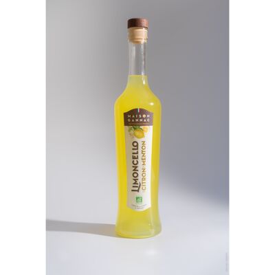 Organic Limoncello with Menton Lemon 50 cl - SILVER MEDAL 2023