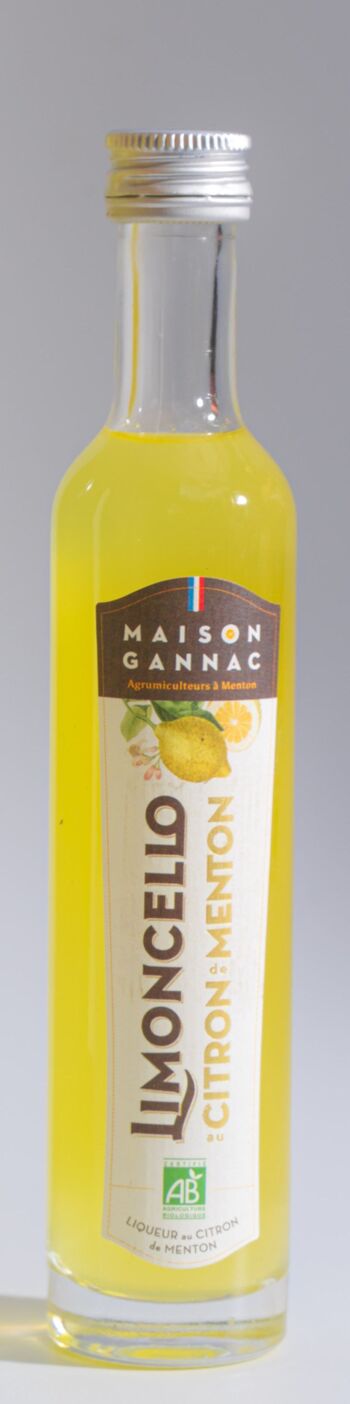 Limoncello Bio au Citron de Menton 10 cl 1