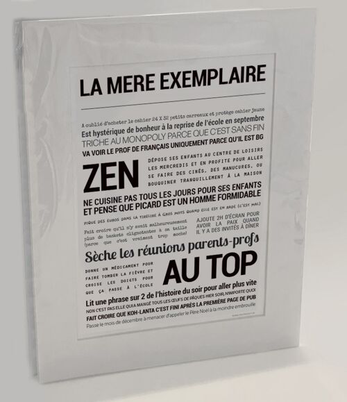 Affiche "La mère exemplaire"