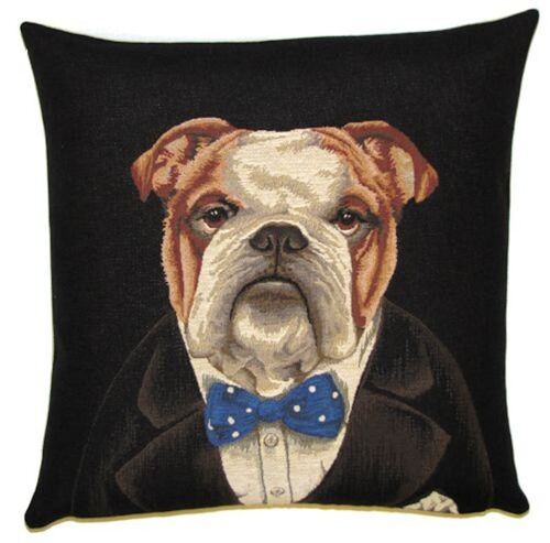 decorative pillow cover churchill bulldog