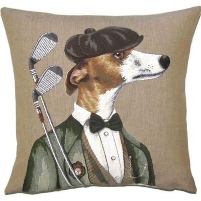 decorative pillow cover whippet golf