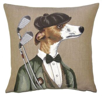 taie d'oreiller décorative whippet golf