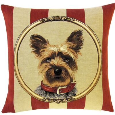 decorative pillow cover yorkshire portrait