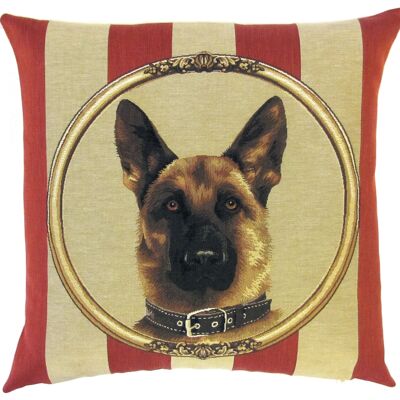decorative pillow cover german shepherd portrait